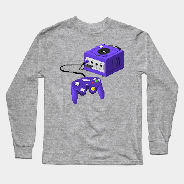 Retro Legend Game Pixel 2001 Long Sleeve T-Shirt by Zero GameRival